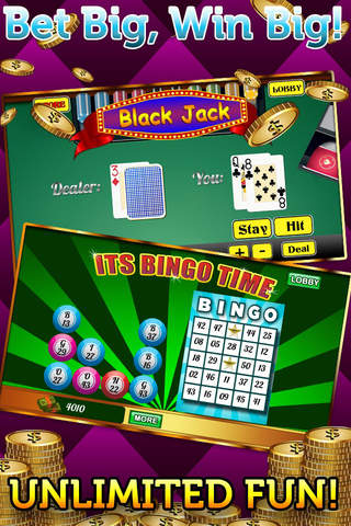 King's Palace Casino Empire - Free Las Vegas Casino Games screenshot 2
