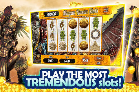 AAA Aztec Mayan King Rell Frontier Slots - Free Xtreme Casino 777 Slot Machine screenshot 2