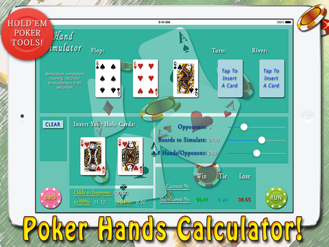 Poker Hands Tools HD - Texas Hold Em Odds Calc screenshot 3