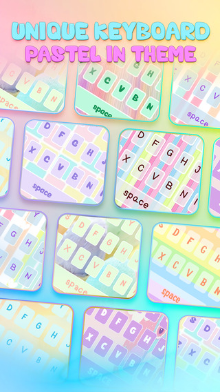 KeyCCM – Pastel : Custom Cute Color Wallpaper Keyboard Themes Pasteles Style