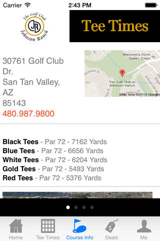 Johnson Ranch Golf Tee Times screenshot 3