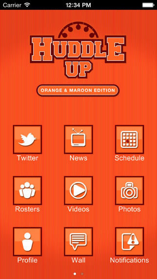 Huddle Up – Orange Maroon Edition