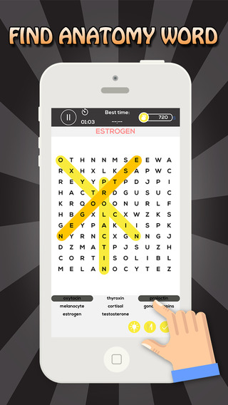免費下載遊戲APP|Word Search for ANATOMY - “ Super Classic Wordsearch Puzzle Games “ app開箱文|APP開箱王