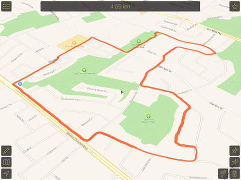 【免費工具App】Map Calculator 2.0 - Measure Distance & Area, Map a Walk, Run or Bike Ride-APP點子