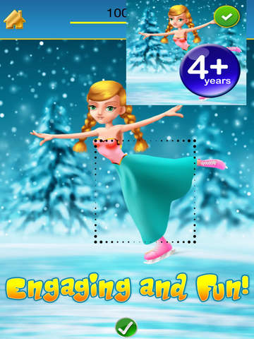 【免費遊戲App】My Ice Skating Snow Princesses Draw And Copy Game - Free App-APP點子