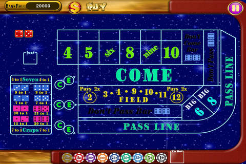 A lot of Money at Stake Craps Dice Game - Best Fun Win Big Jackpot Xtreme Casino Free screenshot 4