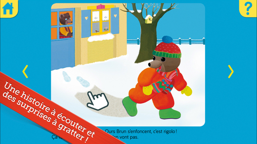 【免費教育App】Les surprises de l’hiver avec Petit Ours Brun. Apprendre en s’amusant les quatre saisons.-APP點子