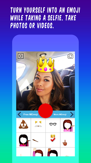 MEmoji - GIF selfies with emoji accessories