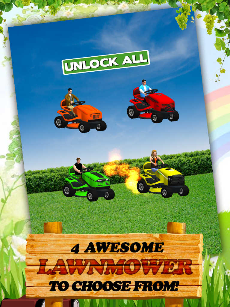 App Shopper 3D Lawn Mower Racing Game FREE (Games)