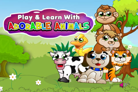 Play & Learn with Adorable Animals screenshot 2