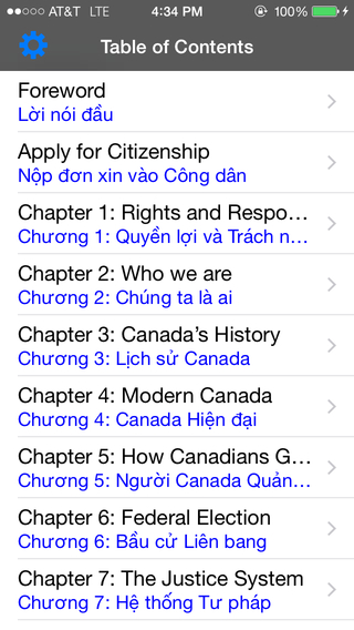 English - Vietnamese Guide to Canadian Citizenship Test