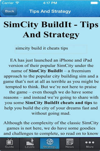 Tips & Guide For SimCity BuildIt! screenshot 4