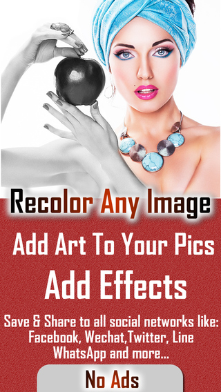 Colour recolorize photo effects . The amazing camera recolor and awesome splash photo effects App