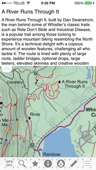 【免費書籍App】TrailMapps: Whistler-APP點子