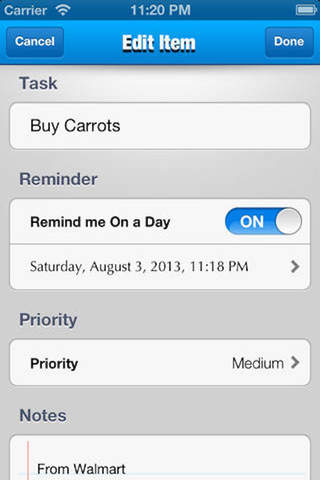To Do List and Event Planner. screenshot 2