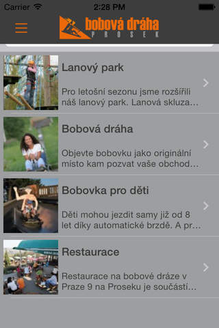 Bobová dráha Prosek screenshot 2