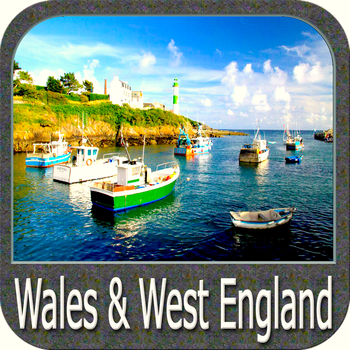 Marine: Wales and West England - GPS Map Navigator LOGO-APP點子