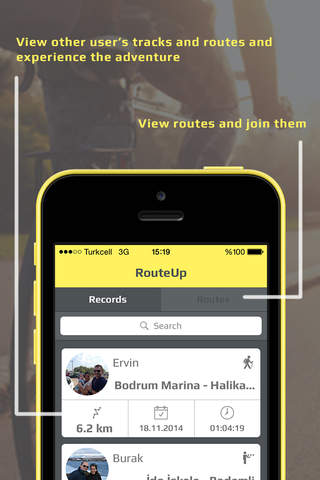 RouteUp - Rota ve Kayıt Takip screenshot 2