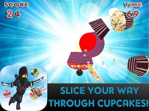 【免費遊戲App】Cupcake Samurai Ninja PRO - Slash The Cake Story!-APP點子