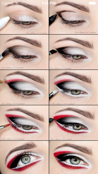 【免費生活App】Eye Makeup Steps!-APP點子