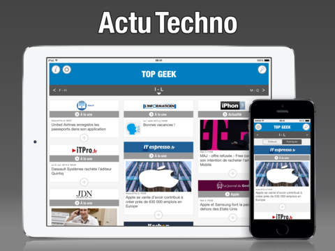 【免費新聞App】Top Geek - Actu techno en français-APP點子