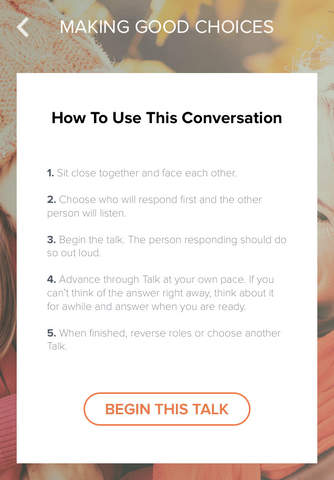 Conversations - A Communication Tool for Parents and Kids screenshot 3