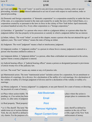 【免費書籍App】NY Civil Practice Law and Rules (NY Law/Code/Statutes)-APP點子