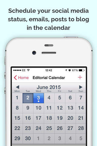 Editorial Calendar for iPhone screenshot 2