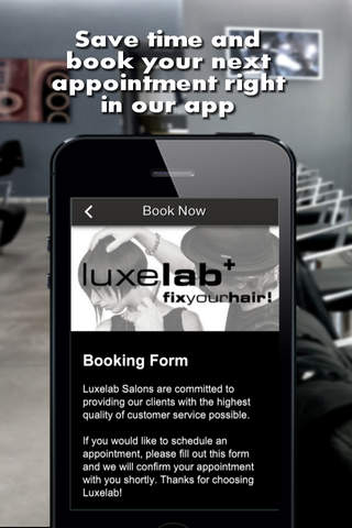 Luxelab Salon App screenshot 2