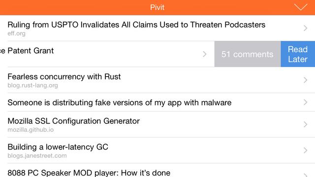 【免費新聞App】Pivit - Hacker News-APP點子