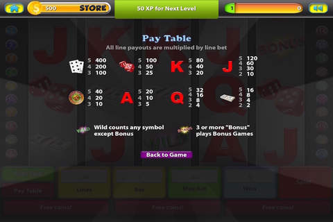 Las Vegas Game-House Casino Slots! Plus 21, Blackjack, Horse Racing, and Video Poker! screenshot 4