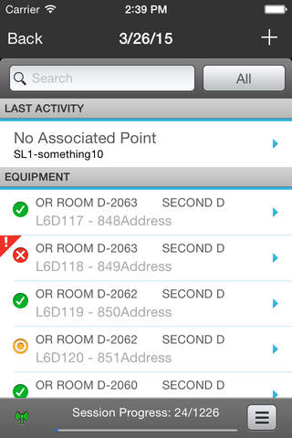 Gamewell-FCI eVance Services Inspection Manager screenshot 3