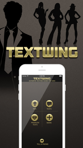 TextWing - Ultimate Texting Dating Flirting Guide to Pickup Single Women