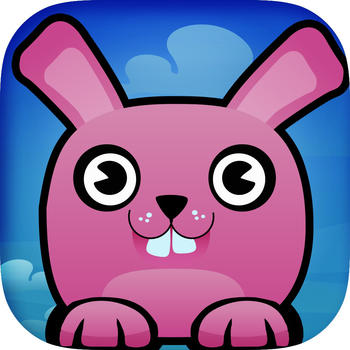 Pink Bunny Jump Free LOGO-APP點子