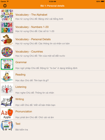 【免費教育App】Tieng Anh Co Ban 1 ( Tieng Anh 123 - English Basic 1)-APP點子