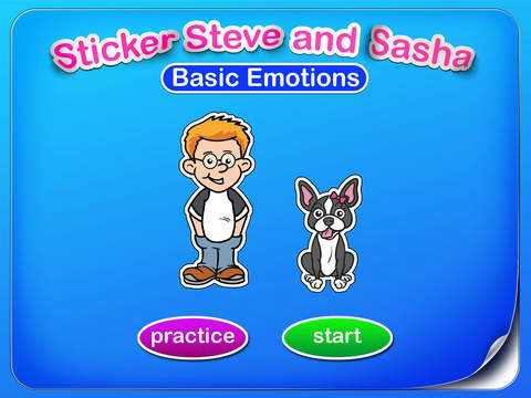 Sticker Steve and Sasha: Basic Emotions