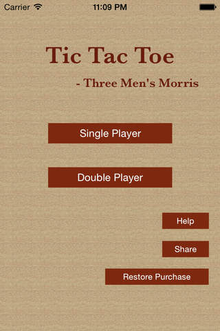 Tic Tac Toe - Three Men's Morris screenshot 2