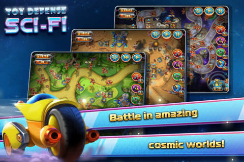 Toy Defense 4: Sci-Fi – strategy screenshot 2