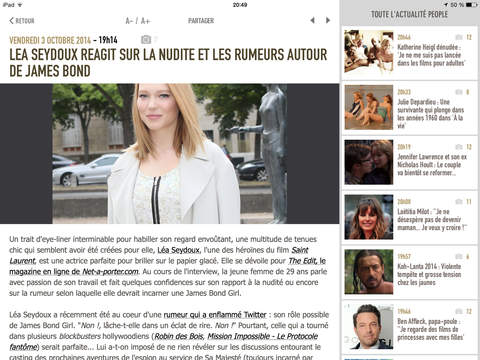 【免費新聞App】PurePeople : actu et news people-APP點子