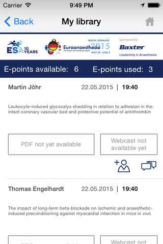 ESA E-materials 2015 screenshot 3