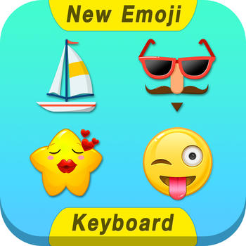 GIF Emoji Keyboard PRO -  New 5000 + Animated 3D Emoticons Keyboard for iOS 8 & iOS 7 LOGO-APP點子