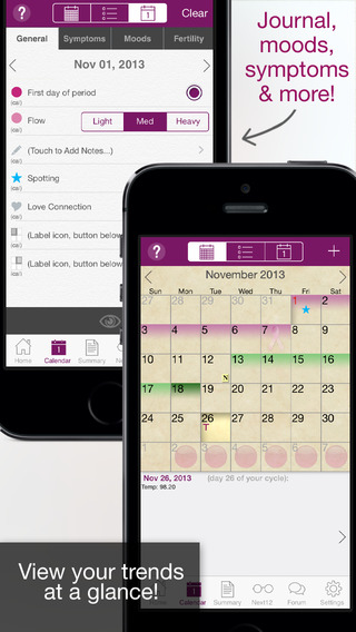 【免費健康App】iPeriod Period Tracker Free - Menstrual Calendar-APP點子