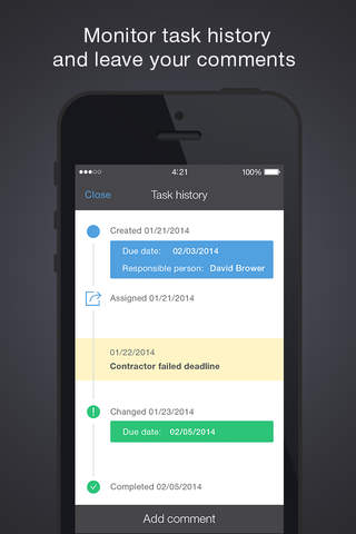Control Manager - The perfect assistant for managers to control tasks! screenshot 4