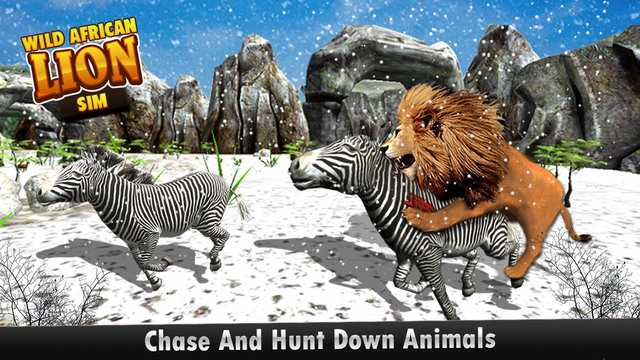 免費下載遊戲APP|Wild African Lion Sim 3D - Real Safari King Hunting Deer on Snow Mountains in Winter app開箱文|APP開箱王