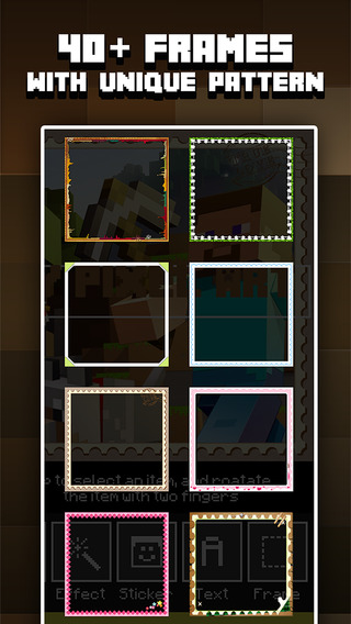 免費下載教育APP|Minecraft Stickers- photo booth with editing tools for your pictures with special cam filters, various props and color effects app開箱文|APP開箱王