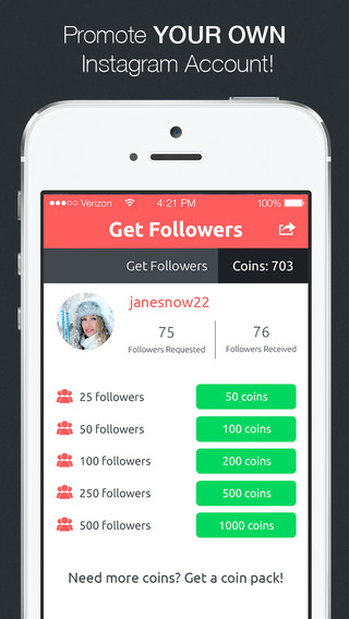 【免費工具App】More Followers for Instagram - get 1000 to 5000 real Instagram followers easy and fast-APP點子