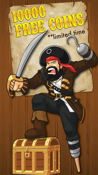 Ace Caribbean Pirate's Slots - Free Spin Big Win Lucky Machine with Bonus Round Daily