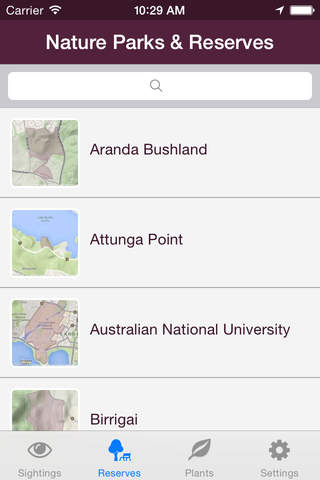 Canberra Nature Map screenshot 3