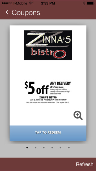 【免費生活App】Zinna’s Bistro-APP點子