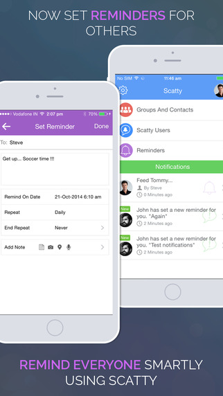 Scatty - Smartly Reminding Others with Alarm